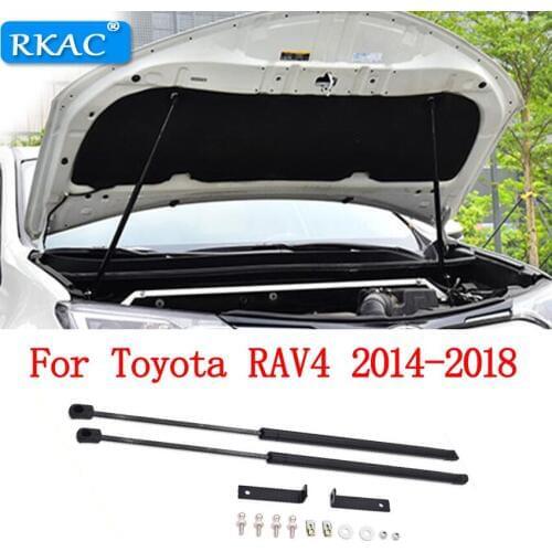 For Toyota RAV4 2014-2018 BRAND NEW Car Engine Hoods Hood Shock Strut Damper Lifter Lift Support Hydraulic Rod Trust Rod 2PCS