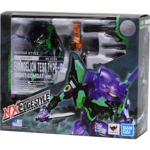 Bandai NXEDGE NX Evangelion EVA first machine Night battle style Night battle Assembly Action Figureals Brinquedos Model