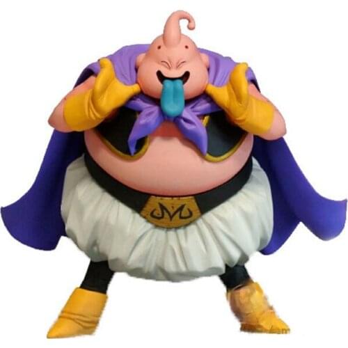 Bandai Original Dragon Ball Z Anime Figures DXF Fat Majin Buu PVC Action Figure Collections Model Dolls Toys Gifts for Boys