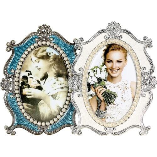 Very Hot Luxury Freestanding Alloy Metal Photo Frame Picture Frames MPF089
