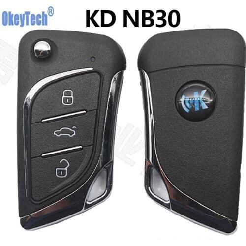 OkeyTech 5PCS/LOT NB30 Multi-functional Universal Remote Key 3 Buttons for KD900 KD900+ URG200 NB Series KEYDIY Remote