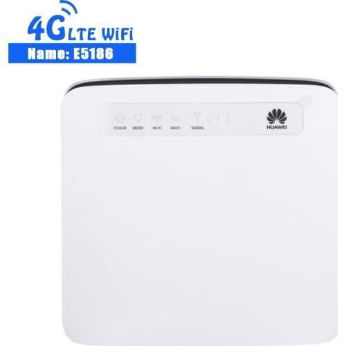 Unlocked Huawei E5186 E5186s-61a with Antenna 4G LTE CAT6 300Mbps CPE Wireless Router Gateway Hotspot Modem+2PCS Antenna