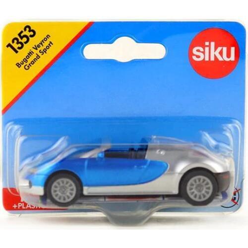 SIKU 1353/Diecast Metal Toy Model/1:55 Scale/Bugatti Veyron Grand Convertible Super Car/Gift For Children/Education/Collection