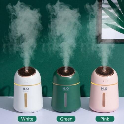 330mL USB Mist Humidifier Essential Oil Diffuser Spa Aromatherapy Machine Quiet Desktop Cooling Air Humidifier for Home Office