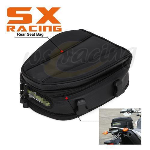 Waterproof Motorcycle Backpack Tail Bags Rear Seat Bag Motorbike Rear Rider Pack Scooter Sport Luggage