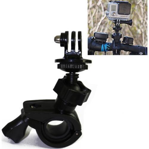Rotatable Bike Bicycle Handlebar Mount Holder Adapter Motorbike Clip Support Bracket for Gopro Hero 5 4 3+ 3 SJCAM Xiaomi Yi