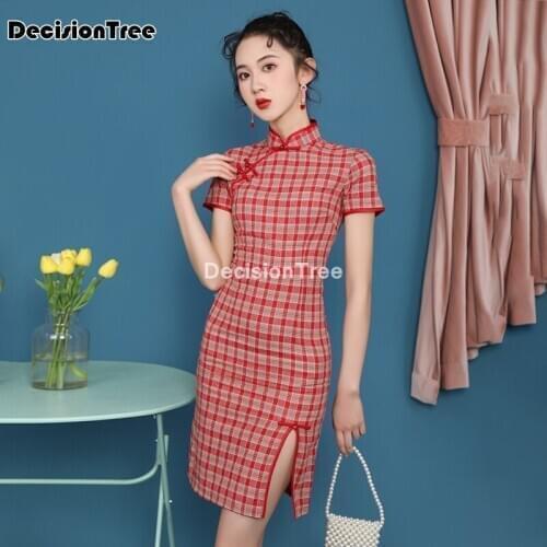 2021 chinese dress chinese traditional women qipao elegant cheongsam lady floral print vintage dress elegant party dress