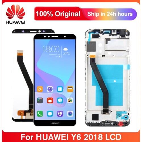 5.7'' Original Screen For Huawei Y6 2018 ATU L31 L21 LX1 L42 LCD Display Touch Screen Digitizer For Huawei Y6 Prime 2018