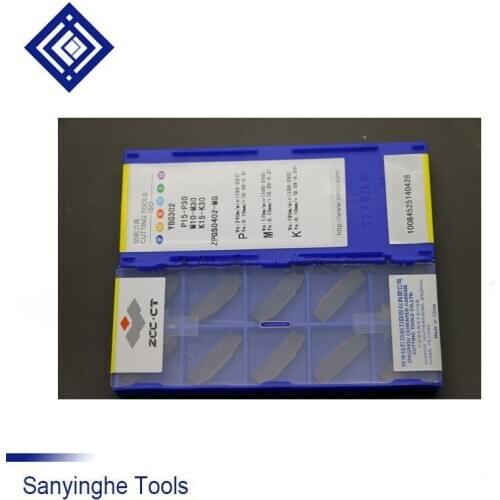 ZPGS0402-MG YBG302 free shipping high quality cnc blade cnc carbide turning inserts parting & grooving inserts (10pcs/lots)