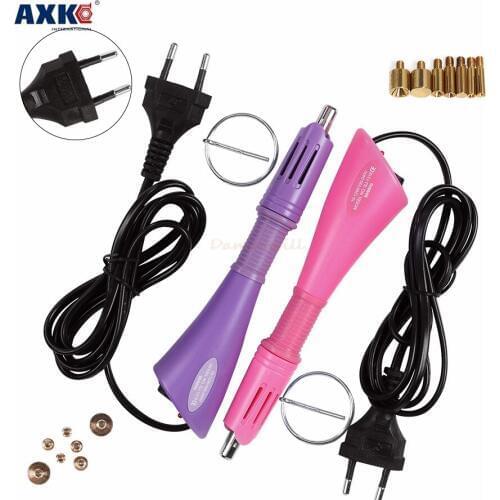 1set Drill Point Hot Drilling Machine DIY Making hand Tools Set Pink Purple Point drill pen Manicure