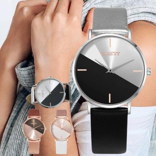 2021 New Fashion Luxury Woman Watches Casual Dress Quartz Watch For Women Leather Strap Wristwatch Lady Girls Clock Montre Femme