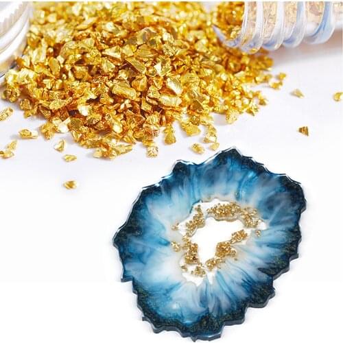 26g 50g Gravel Crystal Glass Sand Resin Filler Material For DIY Handmade UV Epoxy Resin Craft Nail Art Decoration Jewelry Making