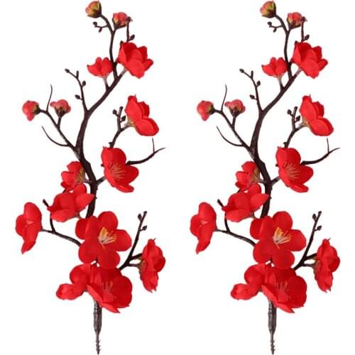 Artificial Flower Simulation Plant Home Decor Silk Cloth Floral Wedding Flowers Iron Wire Bendable Floors Hotel Plastic 28cm