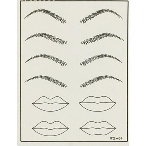 Senior leather embroidering tattoo practise skin