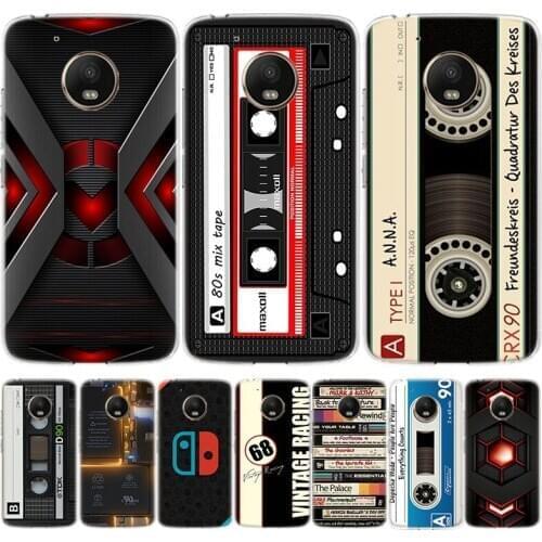 Mixtape Audio cassette Unique Phone Case For Motorola Moto G8 G7EU Power E6 G6 G5S G5 E5 G4 E4 Plus Play One Action X4 One Cover