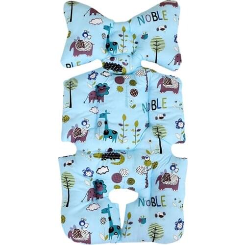 Newborn Baby Kid Soft Car Seat Stroller Cushion Pad Mat Head Body Support Pillow 24BE