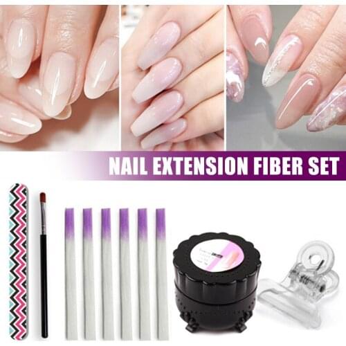 Nail Art Non-woven Silks Fiberglass Gel Tips Extension Fiber Glass Form Tools Kit AC889