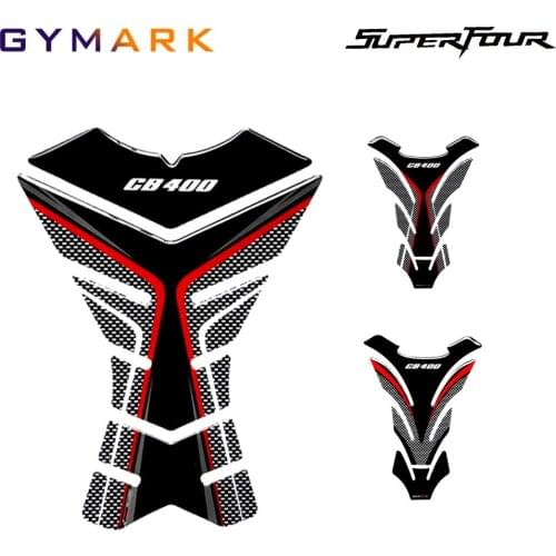 Suitable For Honda CB400 CB400 Motorcycle Accessories 3D Carbon Fiber Fuel Tank Pad Protection Sticker Fuel Tank Sticker Decal