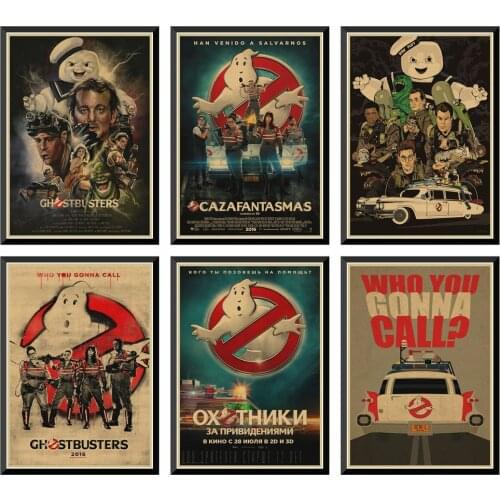 Ghostbusters perfect catchphrase Movie Film Classic Vintage Poster Painting Home Bar Posters Decor 42X30cm