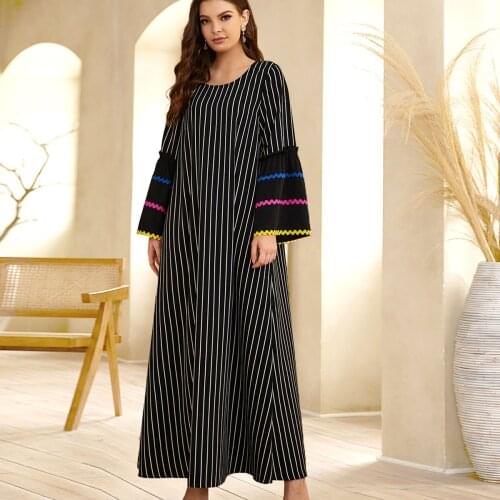 Ramadan Arab Dubai Islamic Clothing Eid Mubarak Muslim Abaya Dress African Women Turkey Patchwork Embroidery Indian Kaftan Dress