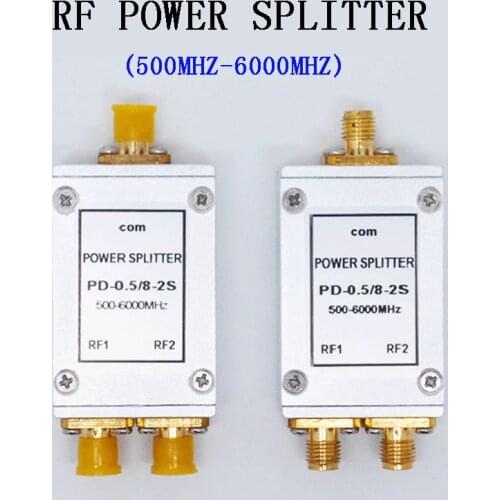 500-6000Mhz Wide Freuuency Low Insertion Loss Two or Four Branch SMA Connector Microstrip RFID Reader Antenna Power Splitter