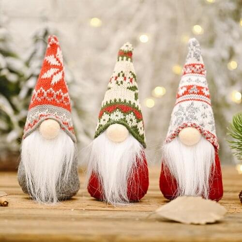 Christmas Faceless Doll Merry Christmas Decoration For Home Cristmas Ornament Xmas Gifts 2021 Navidad Natal Happy New Year 2022