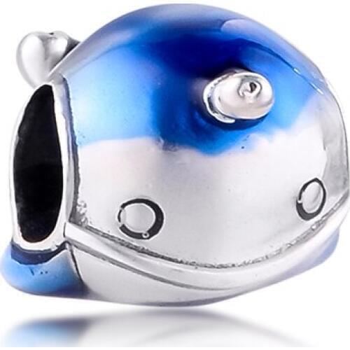 CKK Silver 925 Jewelry Shimmering Narwhal Charm Fits Original Bracelets Sterling Silver Beads