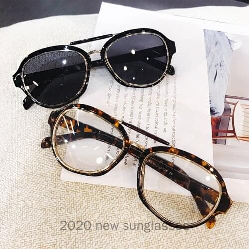 Oversized Sunglasses Women 2020 Punk Goggle Sunglasses Men Luxury Brand Designer Clear Gradient Sunglasses Eyewear Fashion NX