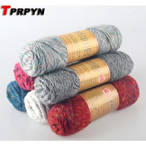 TPRPYN 100g Alpaca Wool Thick Yarns Knitting Natural Mink Cashmere Yarn Merino Woolen Crochet Hand Knit