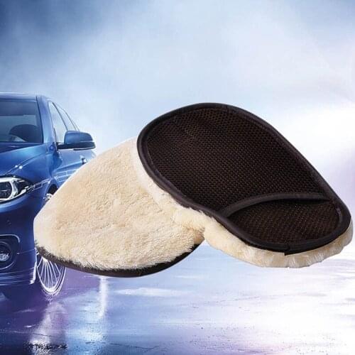 Universal Soft Washing Glove Car Auto Cleaning Glove Lambswool Durable Car Washing Glove Tool For Polishing Mitt Beautify