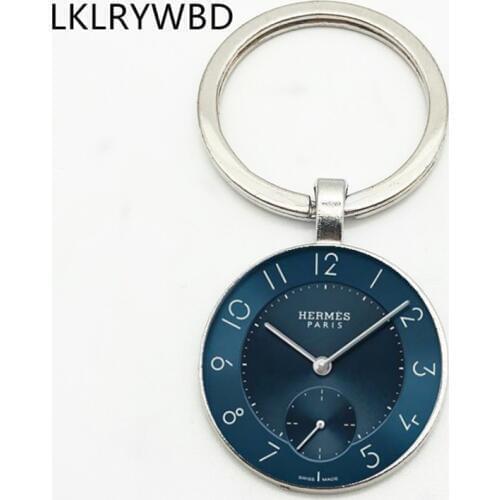 Vintage Art Clocks Fashion Keychain Keyring Jewelry Pendant Convex Glass Keychain