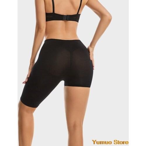 Womens High Low Legs Shapewear Tummy Control Panties Slimming Underwear Body Shaper Butt Lifter Modeling Strap Mid Waist Girdle