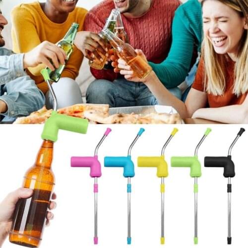 1Pcs Beer Snorkel Straw Beer Bong Funnel Slammer HOT 2021