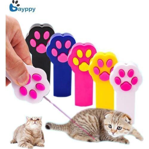 1pcs Portable Creative Funny Pet Cat Toys LED Laser Pointer Light Pen Interactive Red Laser Pointer Toy for Cats Pet Supplies