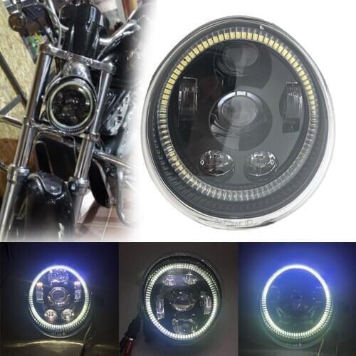 2018 LED DRL HEADLIGHT Motorcycle Halo Ring Headlight For V Rod VROD VRSCA VRSC V-Rod Muscle, Screamin' Eagle CVO V-Rod
