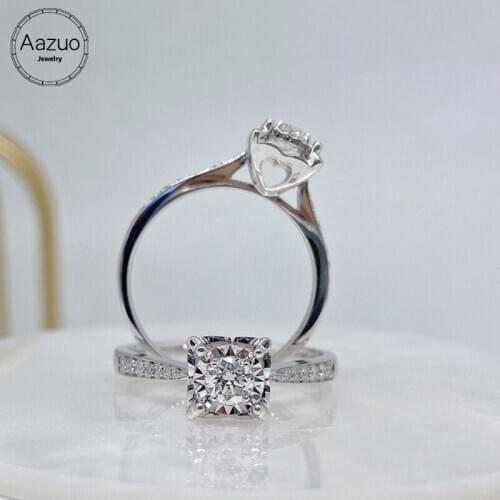 Свадебные кольца Aazuo China At AliExpress