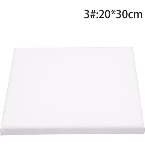 White Blank Square Artist Canvas Wooden Board Frame For Primed Oil Acrylic Paint E56C