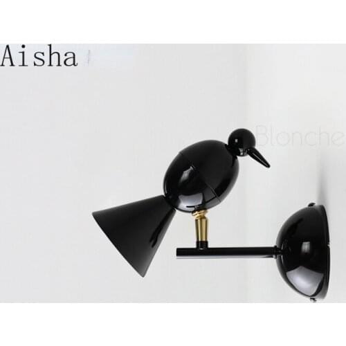 Italy Bird Wall Lamp Animal Creative Led Wall Lamp Wall Lamp Living Room Bedroom Bedside Lamp Home Bird Lighting Fixture