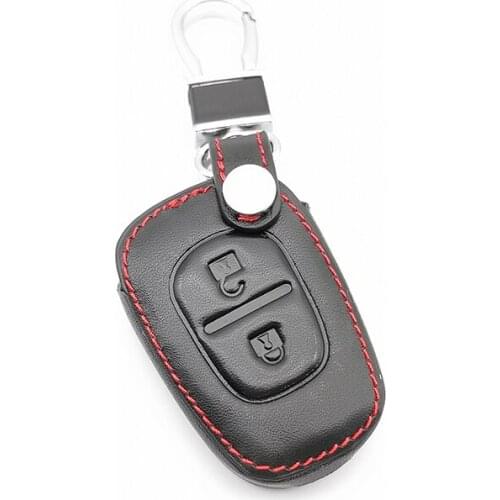 2 Buttons Soft Texture Leather Car Key Case Remote Cover For Renault TRAFIC VIVARO PRIMASTAR MASTER KANGOO