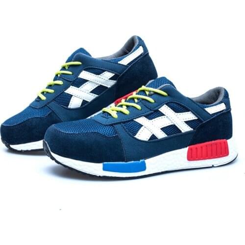 Summer Unisex Work Safety Shoes Men Work Boots Steel Toe Anti-Puncture Women Luxury Designer Sneakers Industrial Shoes