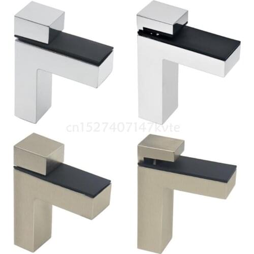 Multi-purpose Adjustable F-shaped Glass Shelf Bracket Large/Small Shelf Support Clamp Glass Holder Thickness Adjustable