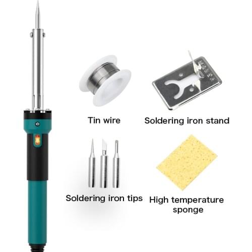 Kellyshun The Best Durable In-line Thermostat Electric Soldering Iron Set Made In China 30W 40W 60W tool kit