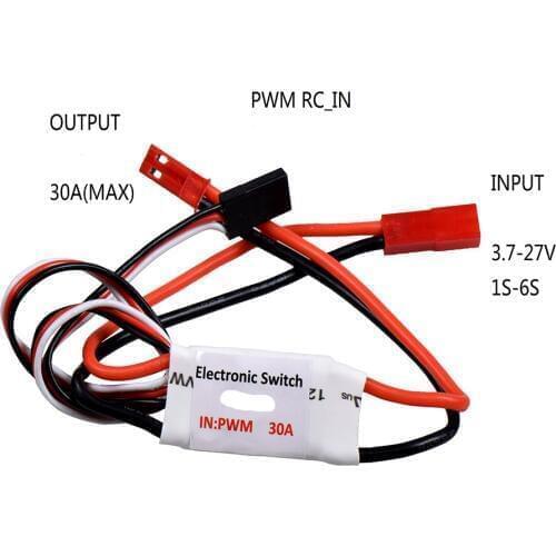 New style 30A Current 3.7V-27V Remote Control Electronic Switch RC Pump Switch Receiver PWM Signal
