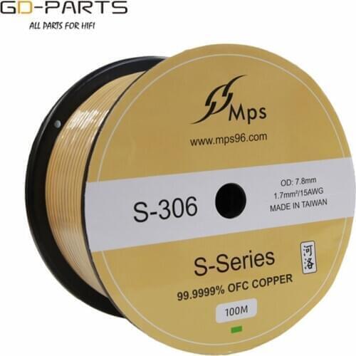 Original MPS S-300 S-306 6N Signal RCA Cable 99.9999% Oxygen-Free Copper Speaker Cable Interconnect Line Engineering Wire 15AWG