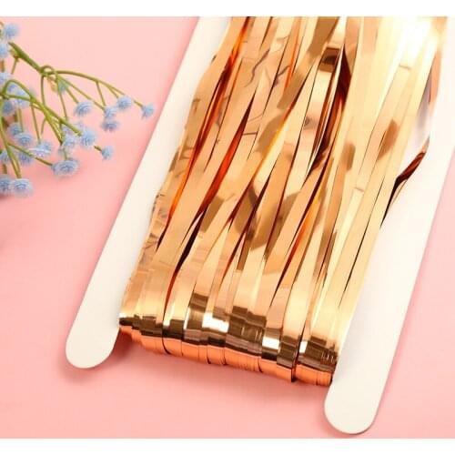 Party Supplies Decoration Rain Silk Curtain Wedding Stage Background Tassel Birthday Layout Scene Stage Hanging Ornament