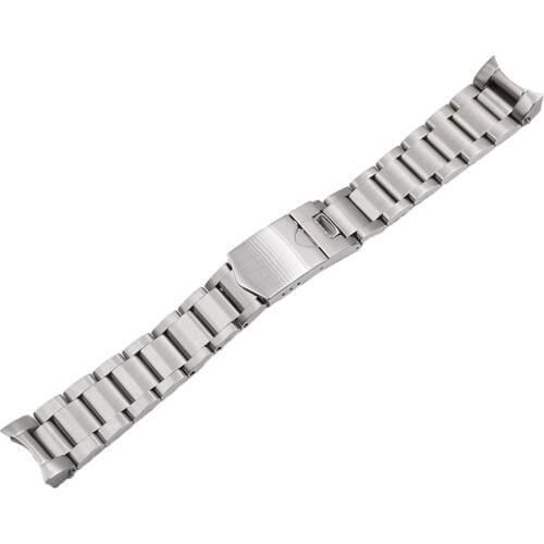 CARLYWET 22mm High Quality 316L Stainless Steel Silver Watch Band Straps watchbands For Tudor Black Bay