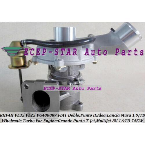 RHF4H VL35 VL25 VG400007 55181245 71783881 Turbo Turbocharger For FIAT Doblo Punto II Idea Lancia Musa 1.9 JTD Multijet 8V 1.9L