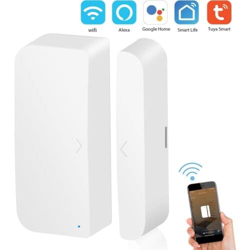 Tuya Intelligent Wireless Fidelity Gate Remote MagneticsWireless Door And Window Sensors Intelligent Linkage Intelligent Sensors