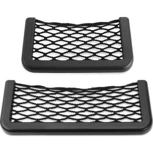 Universal Black Car Net Bag Phone Holder for geely atlas emgrand x7 ec7 for citroen c4 c3 c5 berlingo c4 picasso