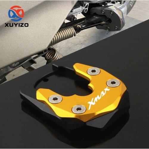 Kickstand Enlarger For Yamaha XMAX 300 125 250 XMAX300 XMAX125 XMAX250 2017 2018 2021 Motorcycle CNC Side Stand Extension Plate